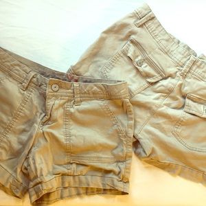 BUNDLE! 2 pairs size 6 khaki shorts